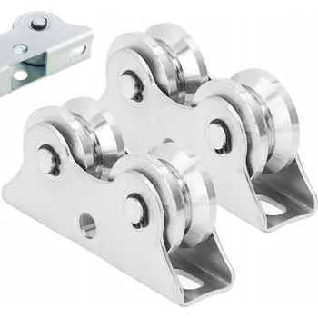 příslušenství k bráně 2x odolná rolka pro posuvné brány, pojezdová rolna pro posuvnou bránu