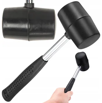 Kladivo GUMOVÁ PALIČKA PRO BRUKÁŘE 430g VELKÁ S KOVOVOU RUKOJETÍ