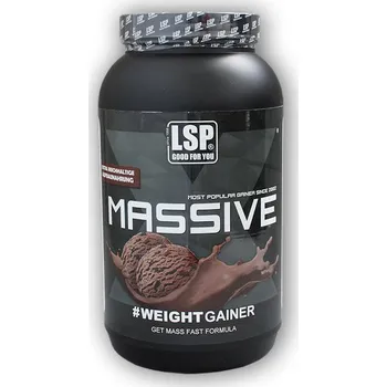 Gainer LSP Nutrition Massive X weightgainer 1200g Varianta: super banana