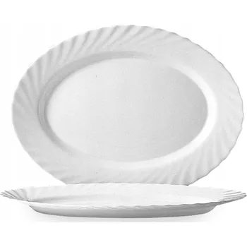 Talíř Oválný servírovací talíř Arcoroc Trianon bílý 29 x 21,4 cm