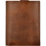 Papillon Pánská kožená peněženka 25-01-Tmavě hnědá