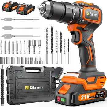 Aku Šroubovák Gisam, akumulátorový, 21 V, Gisam-4338