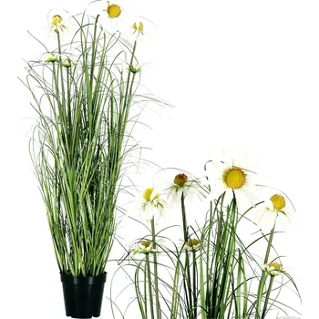 umělá květina Okrasný umělý heřmánek v květináči, výška cca 85 cm