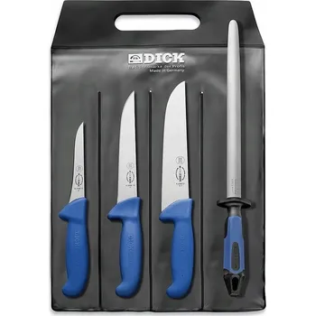 Kuchyňský nůž Dick ERGOGRIP sada 3 nožů a ocílka 8255500