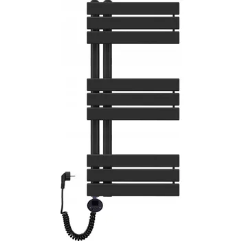 Radiátor Elektrický koupelnový radiátor žebříkový Sophia 850x400 - 600W černý