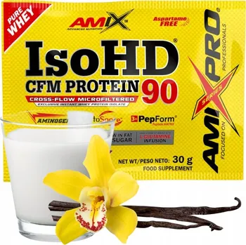 Protein Protein proteinový izolát - WPI Amix prášek 30 g příchuť vanilka