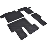 Autokoberce gumové přesné s nízkým okrajem - Hyundai Staria (Typ US4) (2021-) druhá a třetí řada sedadel 9-sedadel