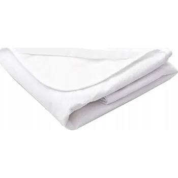 Prostěradlo Bocioland Podložka pod prostěradlo pogumovaná s gumičkou 90x40 cm bílá