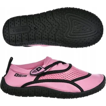 Boty do vody Dětské boty do vody Big Star na pláž, k útesům, proti ježkům – růžové NN374465 velikost 34