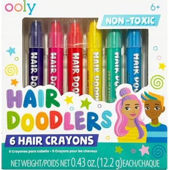 Pastelka Pastelky na vlasy Hair Doodlers - sada 6 kusů
