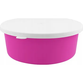 Růžová miska na müsli 5 kg s víkem, GEWA