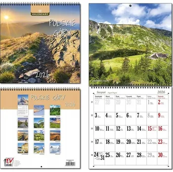 Obraz Kalendář 2026 30x60 13 deskový Polské hory