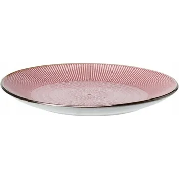 Talíř Mělký keramický talíř na oběd, klasický design, různé barvy, velký 27 cm, 1 Ks