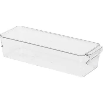 Úložný box IKEA KLIPPKAKTUS Úložný box do lednice, průhledný, 32x10x8 cm