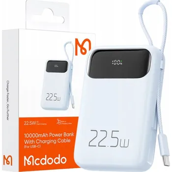 Powerbanka Powerbank McDodo 10000 mAh modrý
