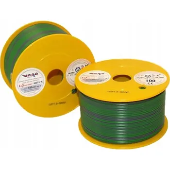 elektrický kabel Kabel LGY/H05V-K 1,50 mm2 100m Zeleno-Fialový