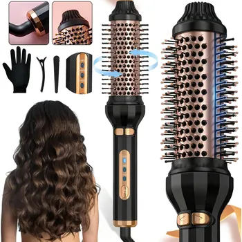 Žehlička na vlasy SZCZOTKO DO WŁOSÓW AUTOMATICKÁ VÍCEFUNKČNÍ KULMA PŘENOSNÁ 3 TEPLOTY