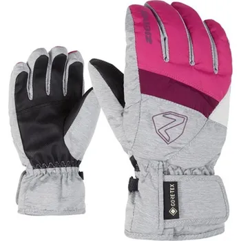 Rukavice Rukavice ZIENER LEIF-Z GTX glove junior unisex pop pink.light mélange, 3,5