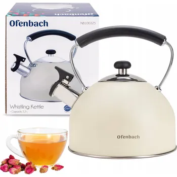 Varná konvice Tradiční ocelová Konvice Ofenbach 2,2 l béžová