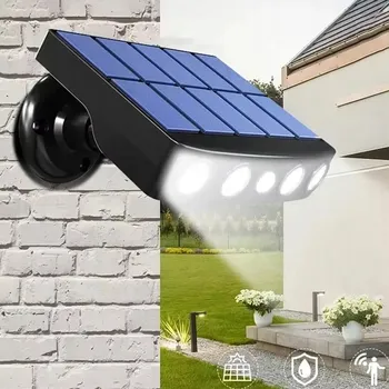 Venkovní osvětlení SOLÁRNÍ LAMPA LED SE SENZOREM POHYBU IP65 VODĚODOLNÁ PRO ZAHRADU