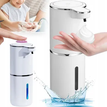 Dávkovač mýdla BEZDOTYKOVÝ AUTOMATICKÝ DOZOWNIK DO MYDŁA V PĚNĚ, ZÁSOBNÍK NA PĚNOVÉ MÝDLO USB