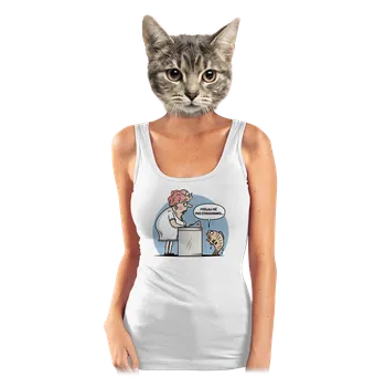 Bastard Strouhanka dámské tílko klasické White