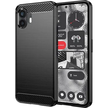 Pouzdro na mobilní telefon Techsuit Karbon Silikon Nothing Phone (2) Black
