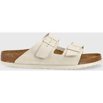 Pánská obuv Semišové pantofle Birkenstock Arizona 1024554 šedá 09X, EUR 44