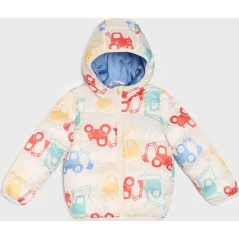 Sinsay - Prošívaná puffer bunda s kapucí - béžová - 902HD-02X - 902HD-02X-98