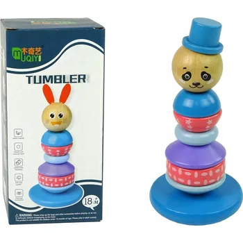 Dřevěná hračka DŘEVĚNÁ PYRAMIDA PANDA BALANCOVACÍ 4909787830212