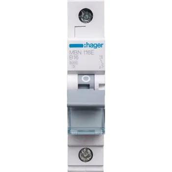 Jistič Jistič Hager MBN116E IP20 16A