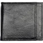 Papillon Pánská kožená peněženka No. 35 s kovovým klipem na bankovky-Černá