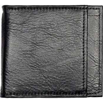 Peněženka Papillon Pánská kožená peněženka No. 35 s kovovým klipem na bankovky-Černá