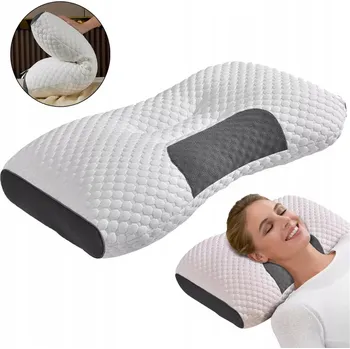 Polštář Ortopedický Polštář na Spaní Ergonomický Pod Hlavu a Krk 48*74cm