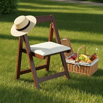 Jídelní židle ŽIDLE DŘEVĚNÉ SKLÁDACÍ ČALOUNĚNÉ EKO KŮŽE HNĚDÁ ZELENÁ JÍDELNA KUCHYNĚ