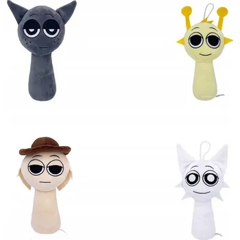 plyšák Sprunki Incredibox plyšová hračka 5ks 20 cm vícebarevná