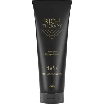 Vlasová regenerace Maska na vlasy Mila Pro Rich Therapy s koloidním zlatem