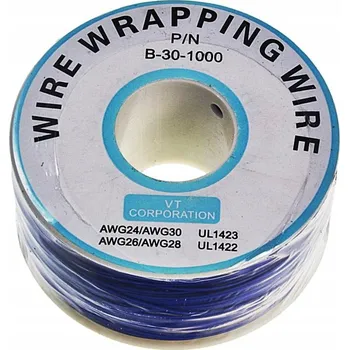 IP kamera Przewód typu kynar AWG 0.24mm modrý 200m