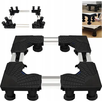 Praní a péče o prádlo POJÍZDNÁ ZÁKLADNA POD PRAČKU MYČKU SPOTŘEBIČE BÍLÉ TECHNIKY MOBILNÍ ODOLNÁ PROTI NÁRAZŮM