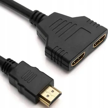Zabezpečení domácnosti HDMI rozbočovač x2 - HDMI 24,5 cm
