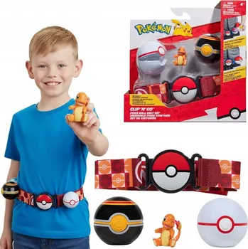 Figurka Pokemon Clip'N'Go sada trenéra s PokeBallem a Charmanderem