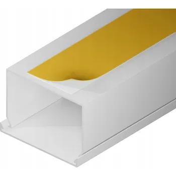 kabelová chránička EDO Technic Kabelová lišta s kanálem Samolepicí 60x40 Bílá 2m