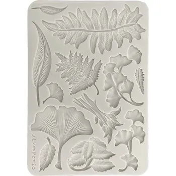 Forma na odlévání Stamperia Silikonová forma na odlévání A5 - listy a větvičky