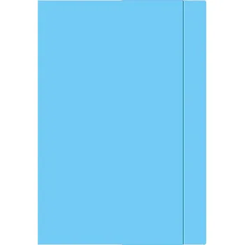 Desky s gumou Interdruk A4, modré neonové