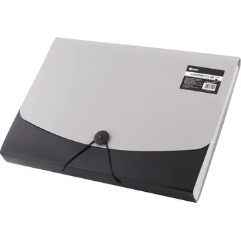 Aktovka D.RECT 5566 6 přihrádek A4 černá