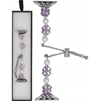 Náramek Náramek GlacierX pro Apple 12mm stříbrný