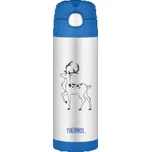 Thermos FUNtainer 470 ml jelen Šedá termoska + DÁREK DLE VÝBĚRU!