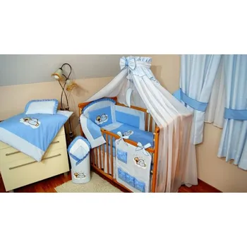 Dětská postýlka Postýlka + luxusní vyšívaná sada vzor 303