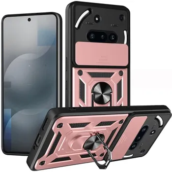 Pouzdro na mobilní telefon Techsuit CamShield Series Nothing Phone (3a) růžově zlatý