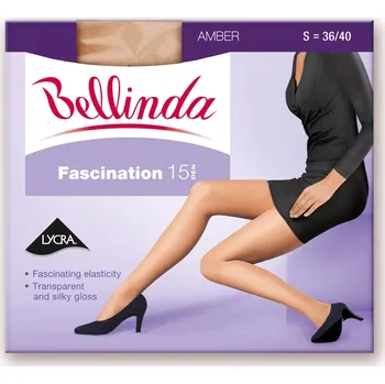 Dámské oblečení Punčochové kalhoty FASCINATION 15 DEN lesklé - BELLINDA bronze XL